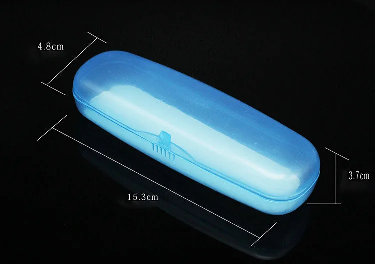 Ultra-light Portable Translucent Plastic Glasses Box For Women Men Reading Glasses Box Travel Holiday Sunglasses Storage Box