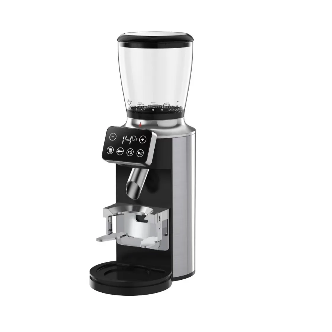 

Commercial Italian Espresso Coffee Filter Holder Machine 51 Grinding Settings Coffee Bean Grinder