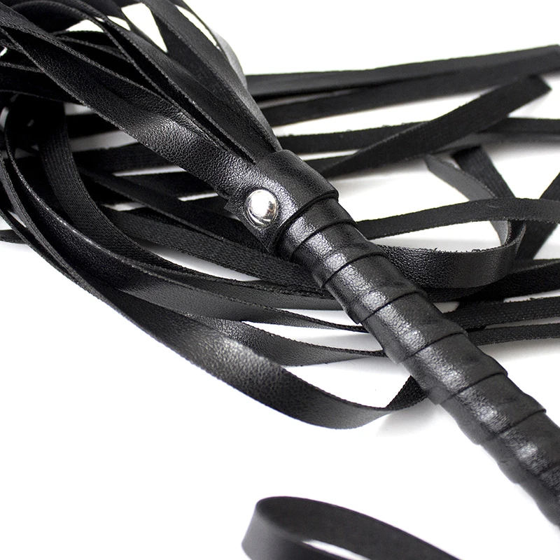 High Quality Pu Leather Pimp Whip Racing Riding Crop Party Flogger Hand Cuffs Queen Colourful Horse Riding Whip