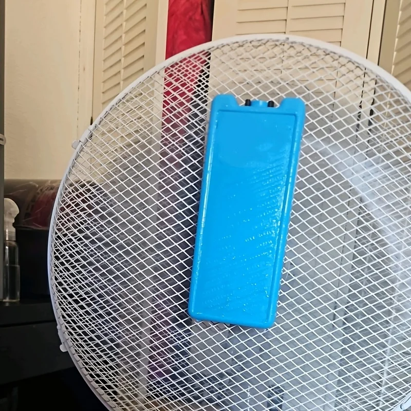 4One Pack Coolclip Ice Pack Holder，Fan-Mounted Ice Pack Holder，Used for Air Cooling，Summer Fan Accessories
