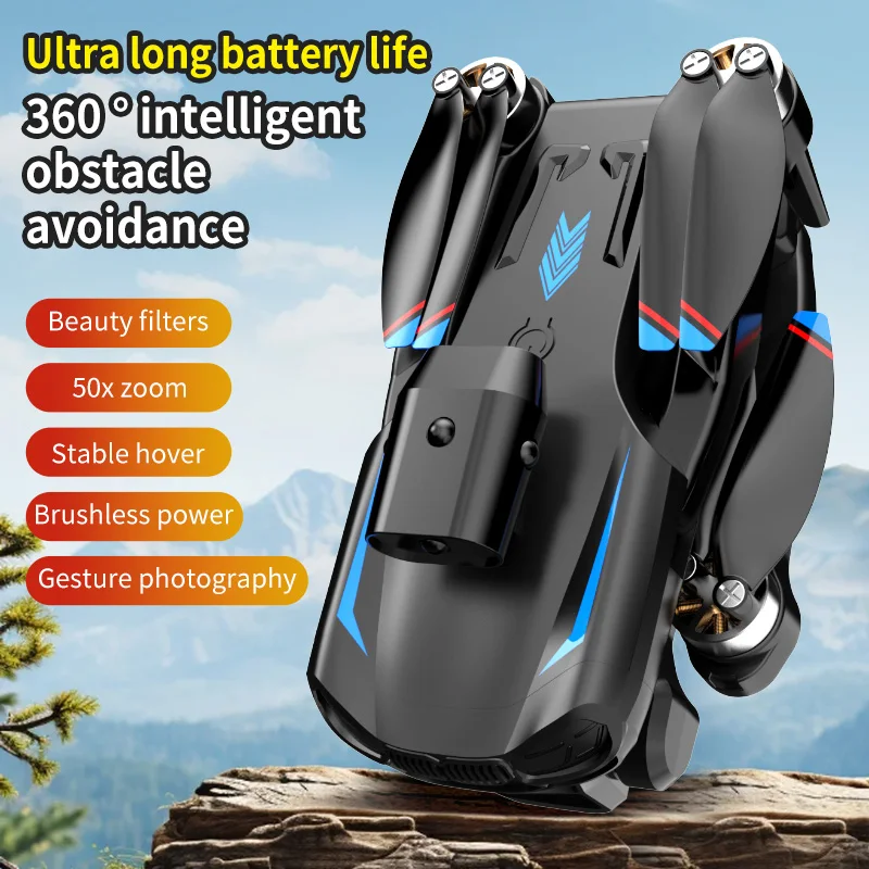 NEW LF667 Professional Outdoor Drone 4K HD ESC Sero Dual Camera 5G Wifi GPS Foldable Brushless Optical Flow RC Quadcopter Toy