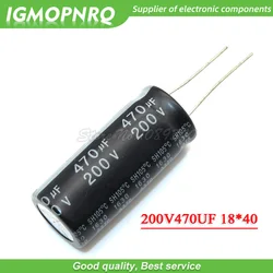 5pcs electrolytic capacitor 200V470UF 18*40 volume 470UF 200V 18*40MM 200V470UF