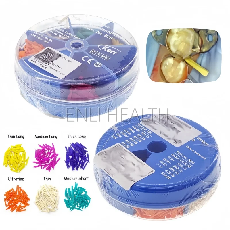 

Kerr Hawe Sycamore межзубные клинья 500 шт. стоматологические одноразовые фиксаторы зазоров межзубные композитные контурные деревянные клинья