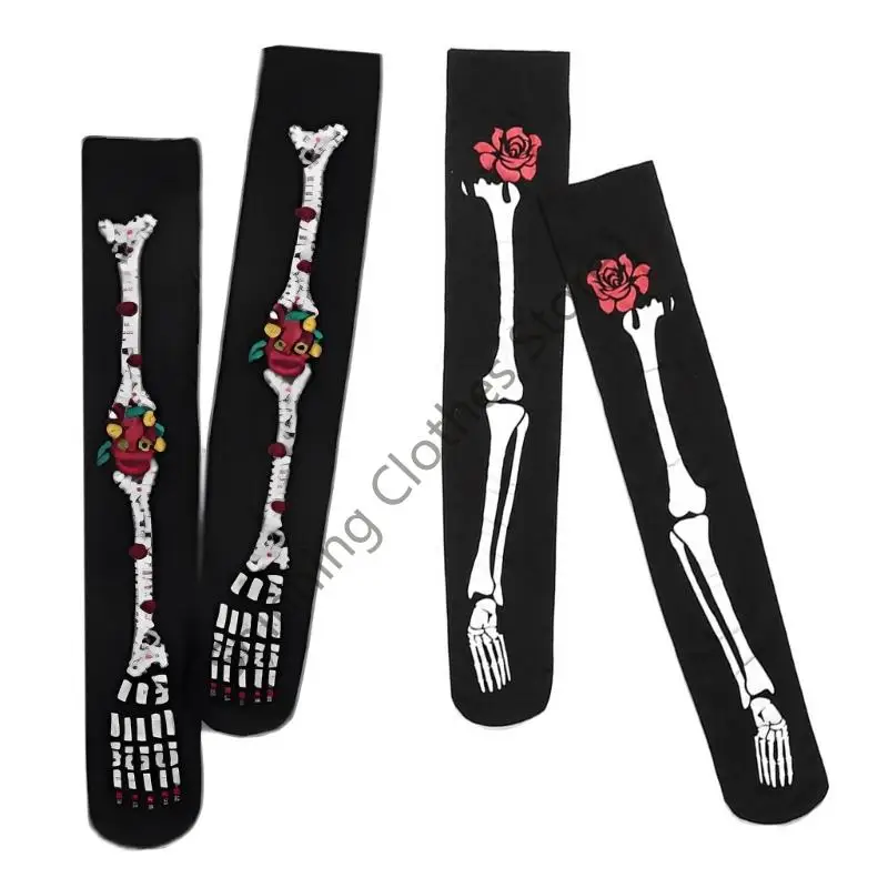 M68A 축제 Legwear 탄성 스타킹 할로윈 댄스 의상 액세서리 통기성 나일론