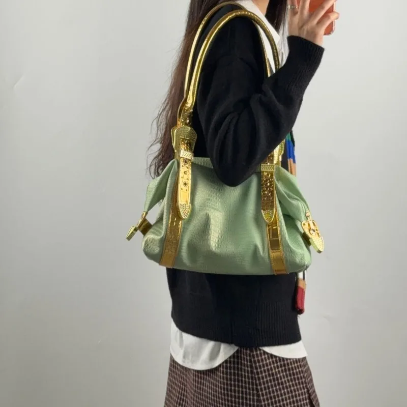 Medieval High-value Handbag Underarm Senior Hottie Large Capacity Niche Single Shoulder Tote Retro Versatile Exquisite Simple