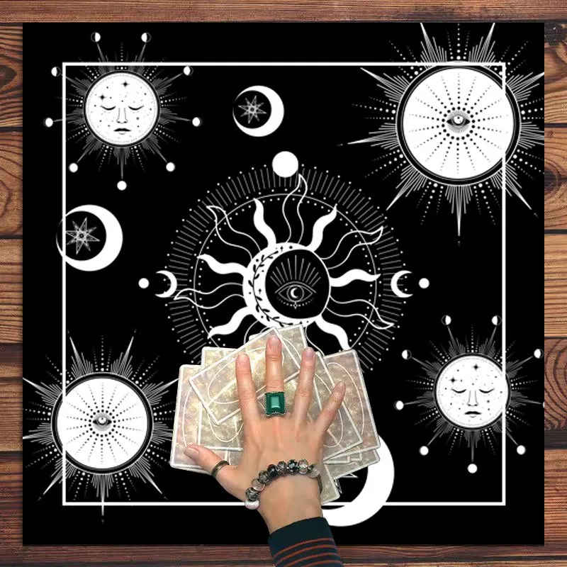 Celtic Cross Tarot Tablecloth - Durable Altarpiece, Suitable For Witchcraft, Astrology And Oracle Card Reading, Home Decoration