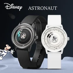 Disney-Reloj de pulsera de cuarzo con dibujos animados para niños, cronógrafo de Mickey Mouse, astronauta, sin mano, regalo para estudiantes y adolescentes, Unisex