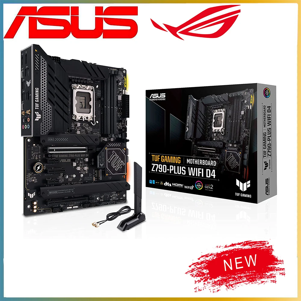 

Z790 Motherboard For ASUS TUF GAMING Z790-PLUS WIFI D4 Motherboard Socket LGA1700 DDR4 Desktop 13th & 12th Gen Processors