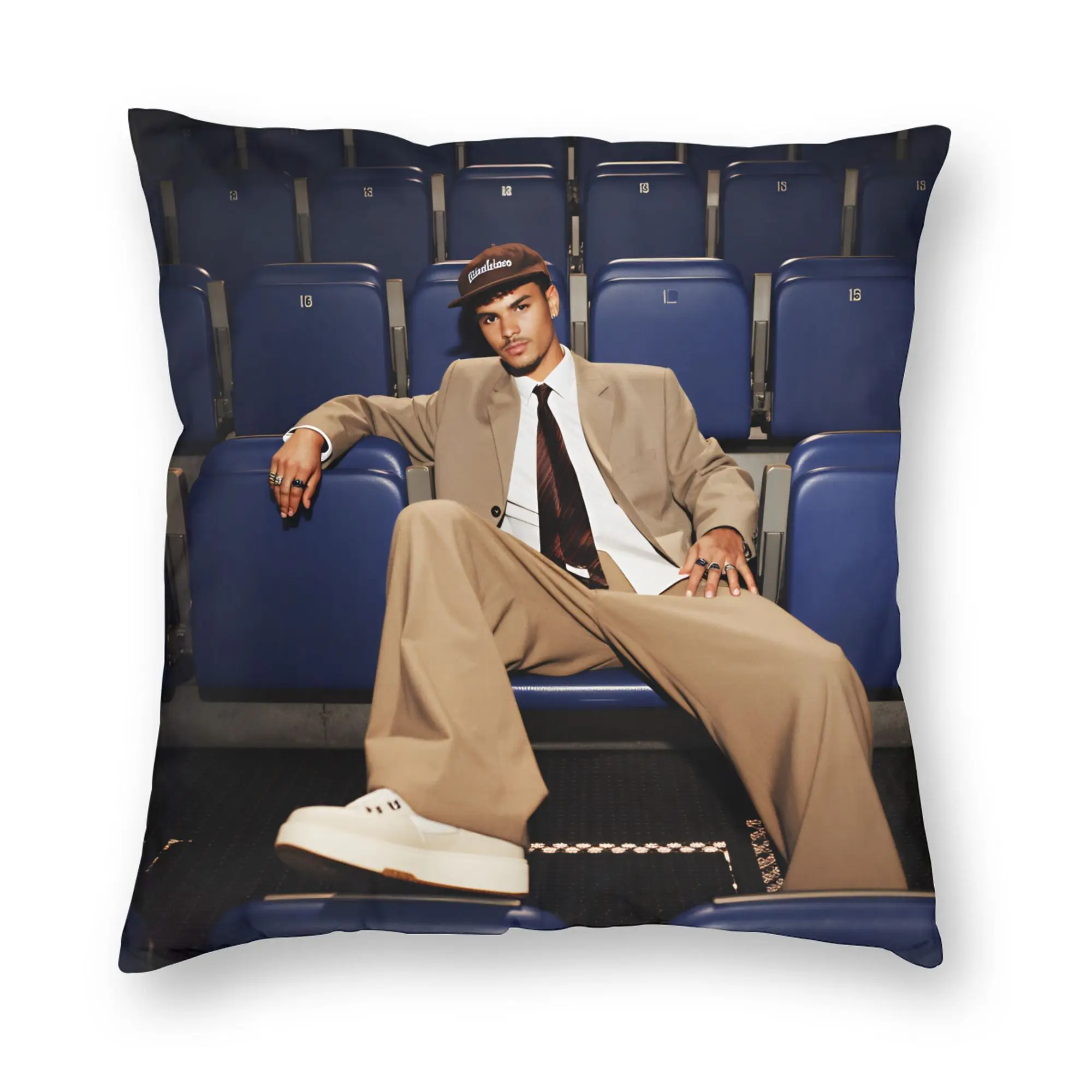 Funda de almohada cantante español Abraham Mateo Morden funda de almohada para sofá decoración del hogar fundas de almohada