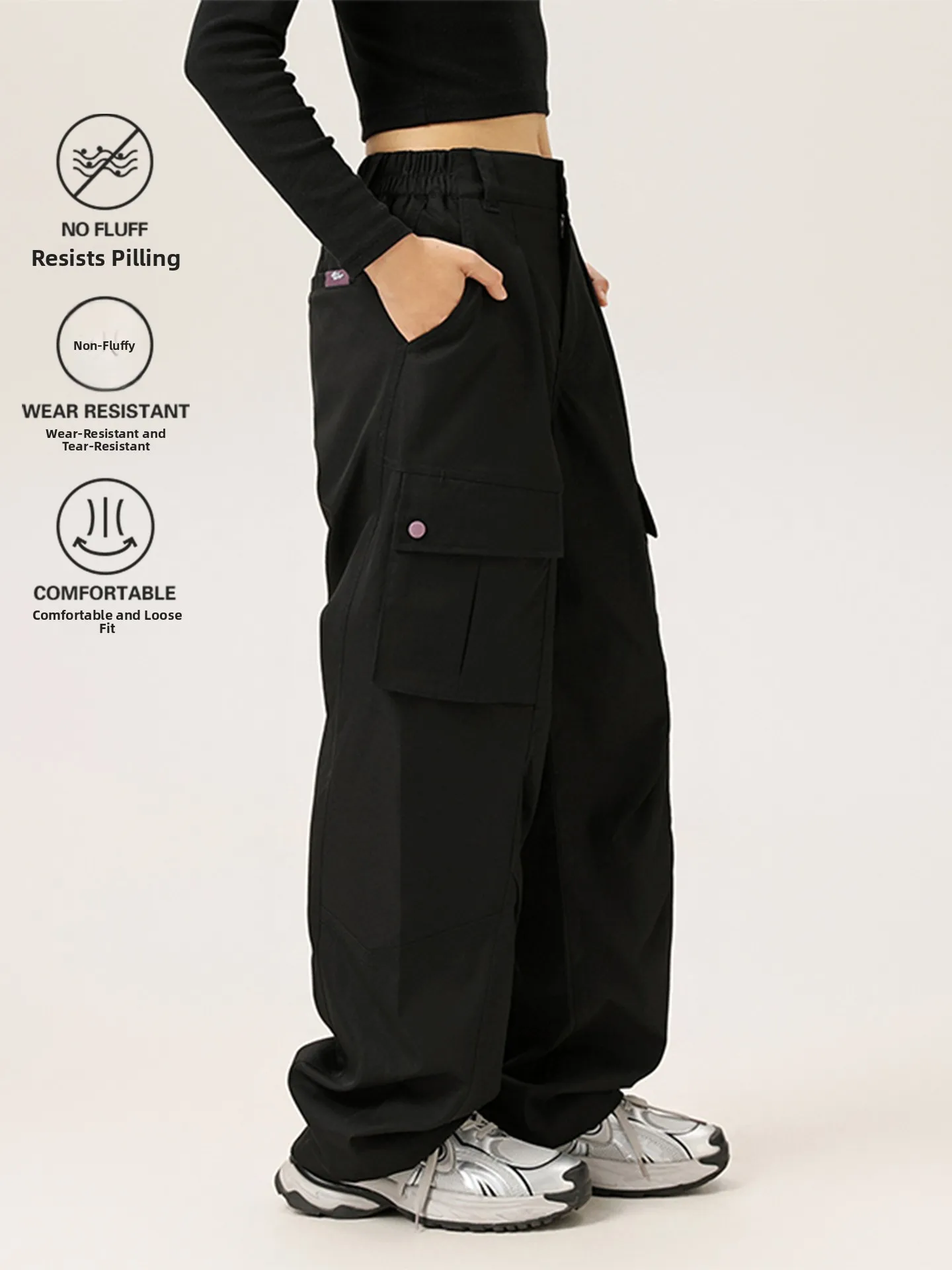 

Американские функциональные рабочие брюки для активного отдыха, унисекс, новые, осень 2025, прямые и широкие повседневные брюки