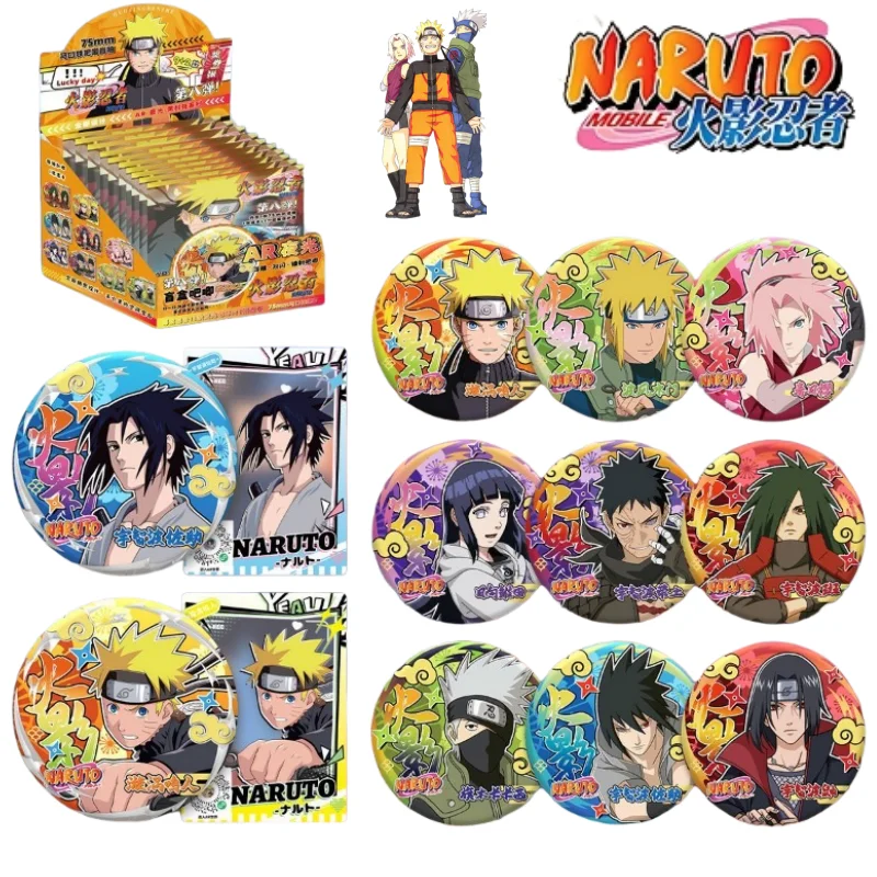 

Новый Наруто Узумаки Наруто Учиха Саске креативный изысканный мультяшный жестяной значок слепая коробка индивидуальная универсальная брошь украшение