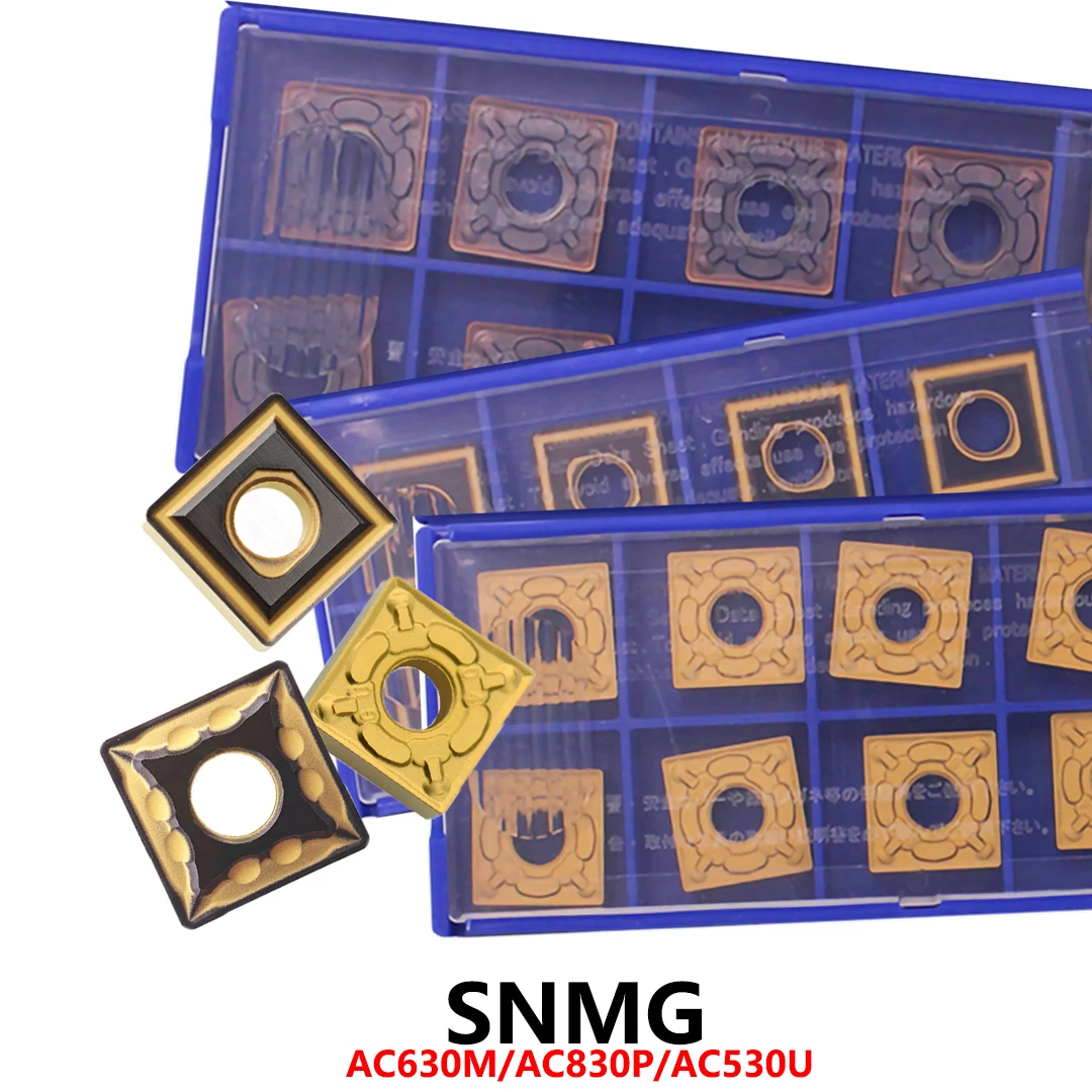 

Original Carbide Inserts SNMG120408N-GU SNMG120404 SNMG120408 SNMG120412 SNMG190612 SNMG190616 N-GU-MU AC830P AC530U CNC Tools