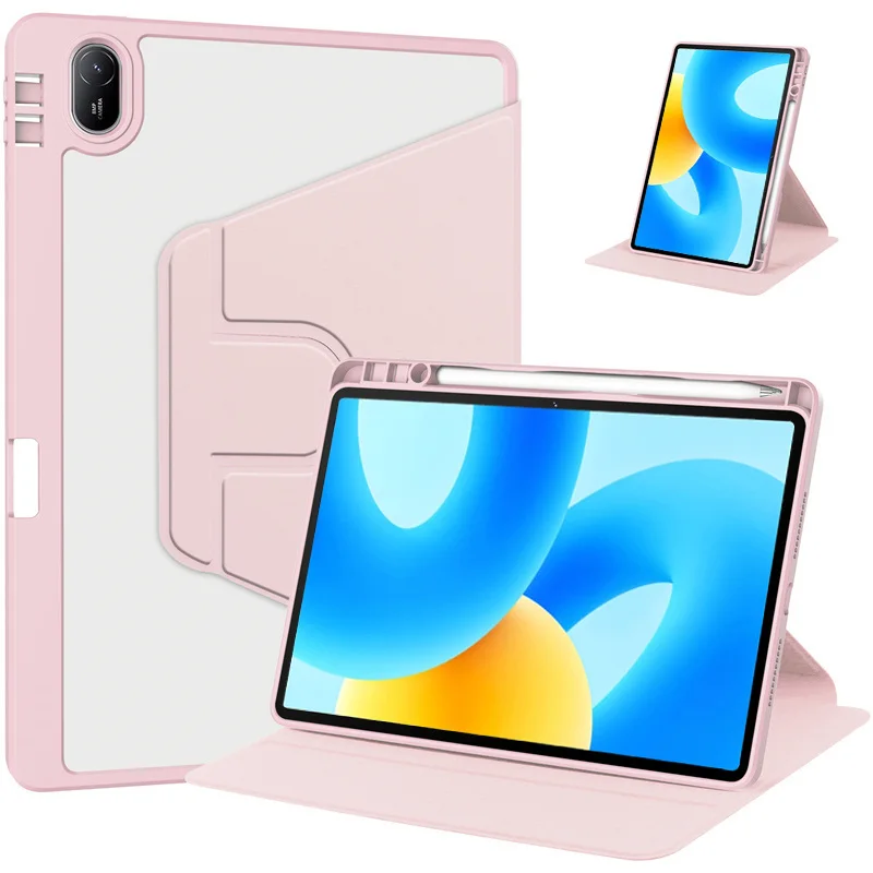 Pour Huawei MatePad 11.5 2023 étui 360 rotatif acrylique dur support arrière couverture pour Funda Huawei Matepad 11 5 11.5 étui BTK-W00/W09