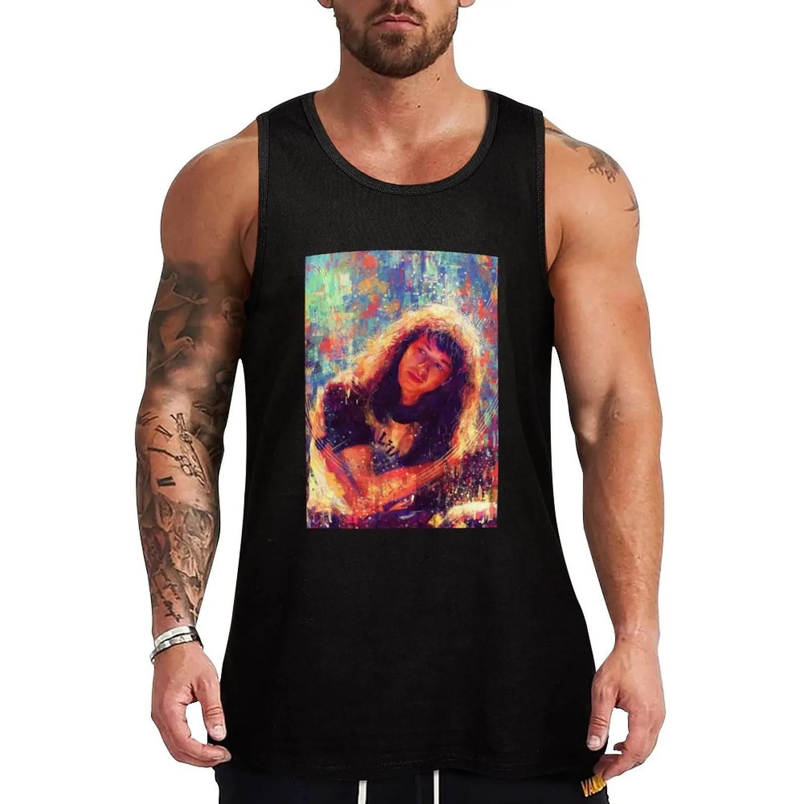 

Eddie Tank Top Japanese t-shirt mens clothing sleeveless Men's t-shirts Vests