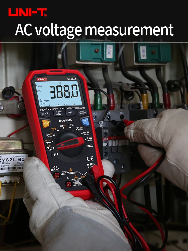 UNI T UT61B+ UT61E+ UT61D+ Smart Professional Digitale Multimeter Tester Unit True RMS Auto Range 6000 Telt DC AC 1000V - afbeelding 2