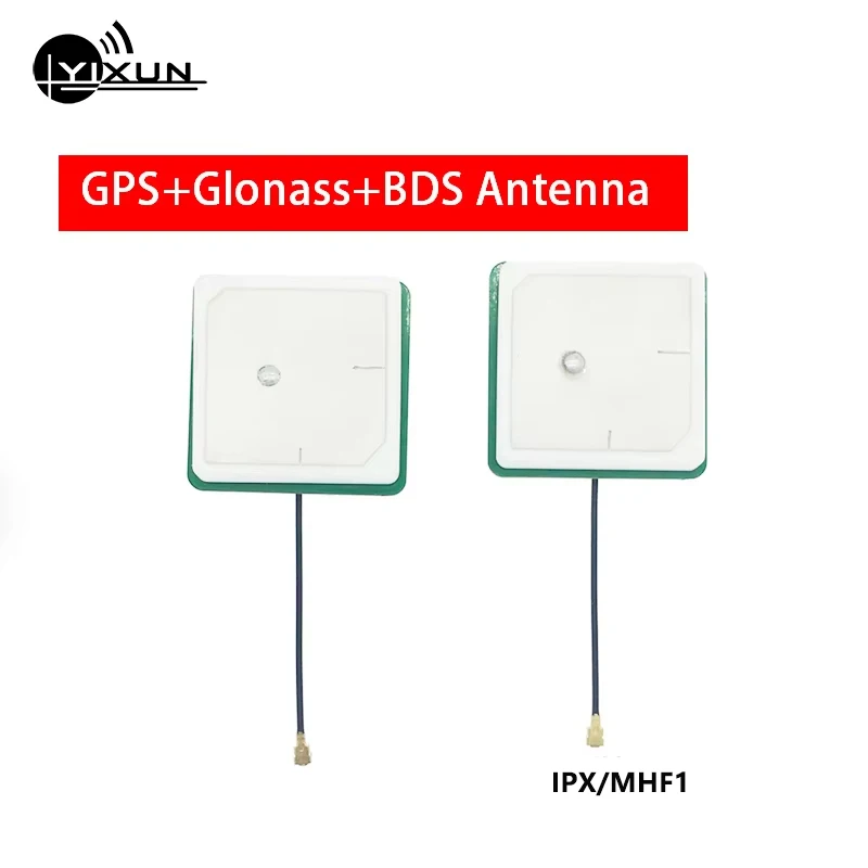 GPS GLONASS BDS GNSS antena activa interna multifrecuencia 42dbi interfaz U.FL Ipx de alta ganancia baja potencia cerámica incorporada