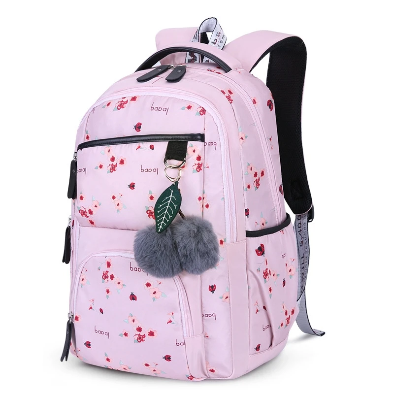 

Girls School Backpacks Korean Style Children School Bags Large Capacity Flower Printing Backpack Bag For Girl Kids