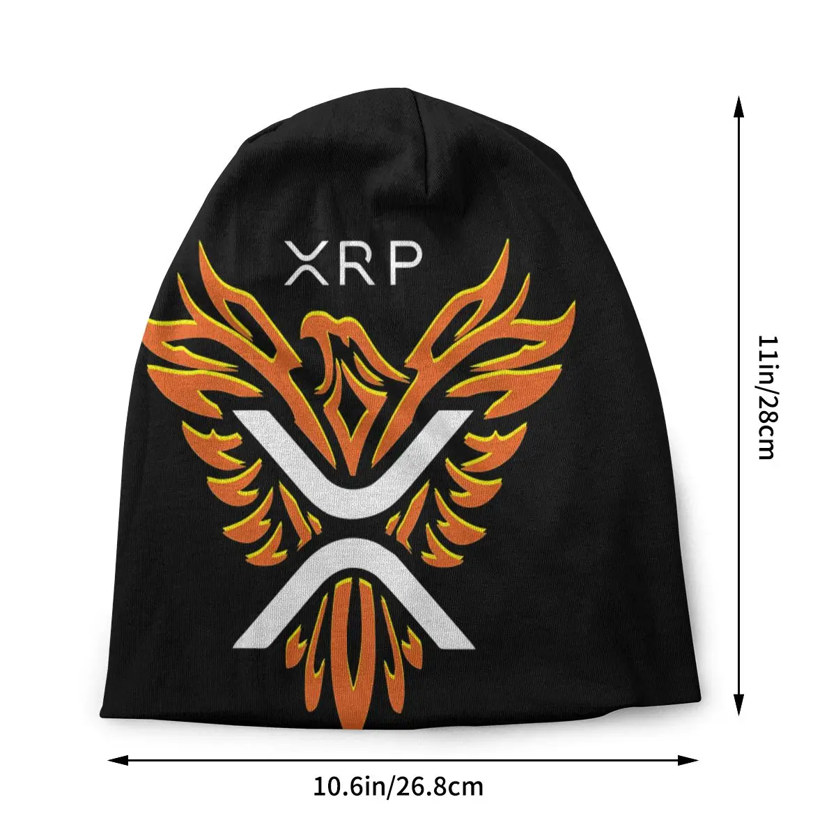 PHOENIX FIRE XRP Bonnet Homme Outdoor Thin Skullies Beanies Cryptocurrency Caps For Men Women Novelty Hats