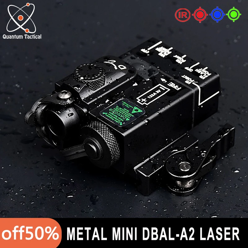 Wadsn MINI DBAL-A2 Red Green Blue Dot Laser Tactical Metal dbal-a2 OutdoorHunting Flashlight IR Aiming Scout Light Fit 20MM Rail