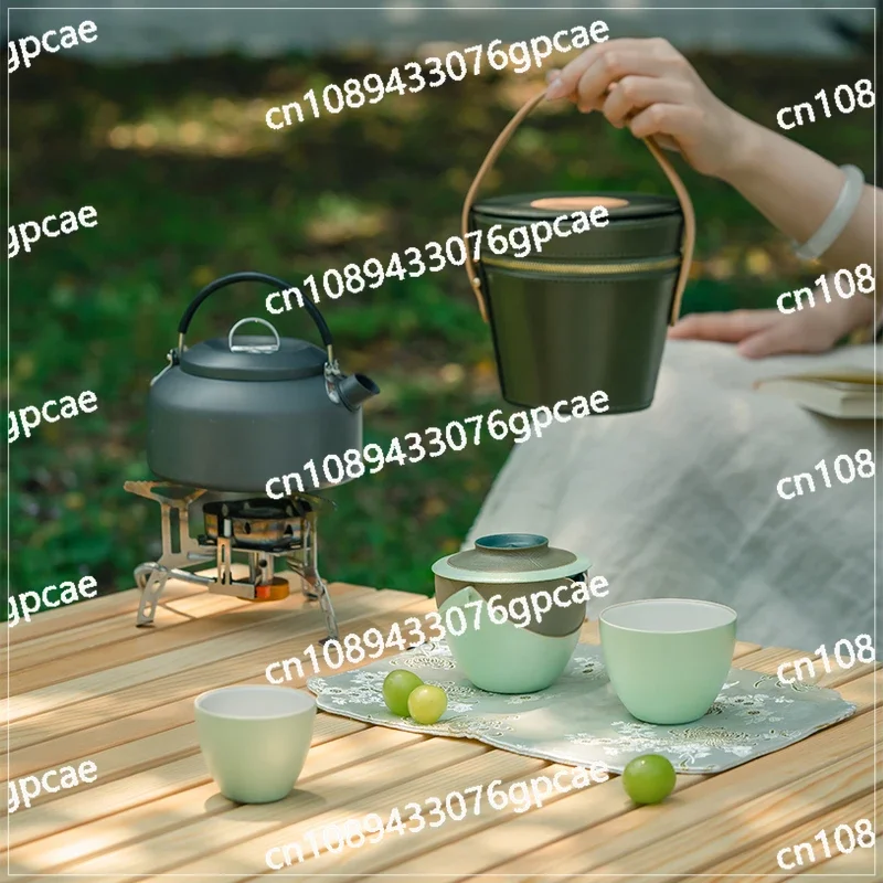 Outdoor Camping Tea Set Ladies Exquisite Tea Set One Person Drink Portable Travel Tea Set