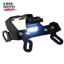 MT09 2017-2020 License Plate Holder Bracket Kit Tail Tidy Fender Eliminator with LED Light For Yamaha MT-09 FZ-09 FZ09 2018 2019