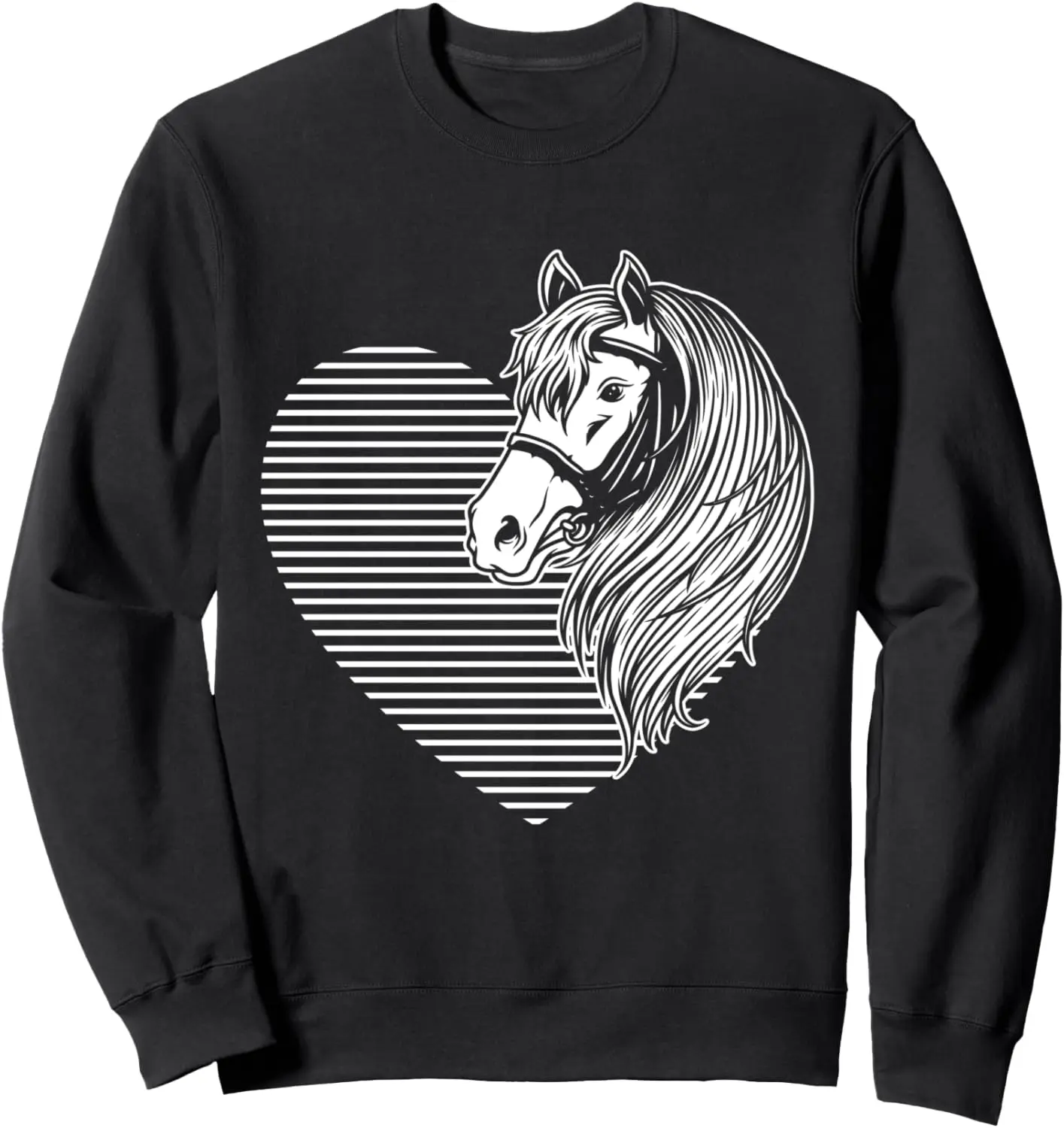 Horse Riding Valentines Day Animal Gift Horse Sweatshirt