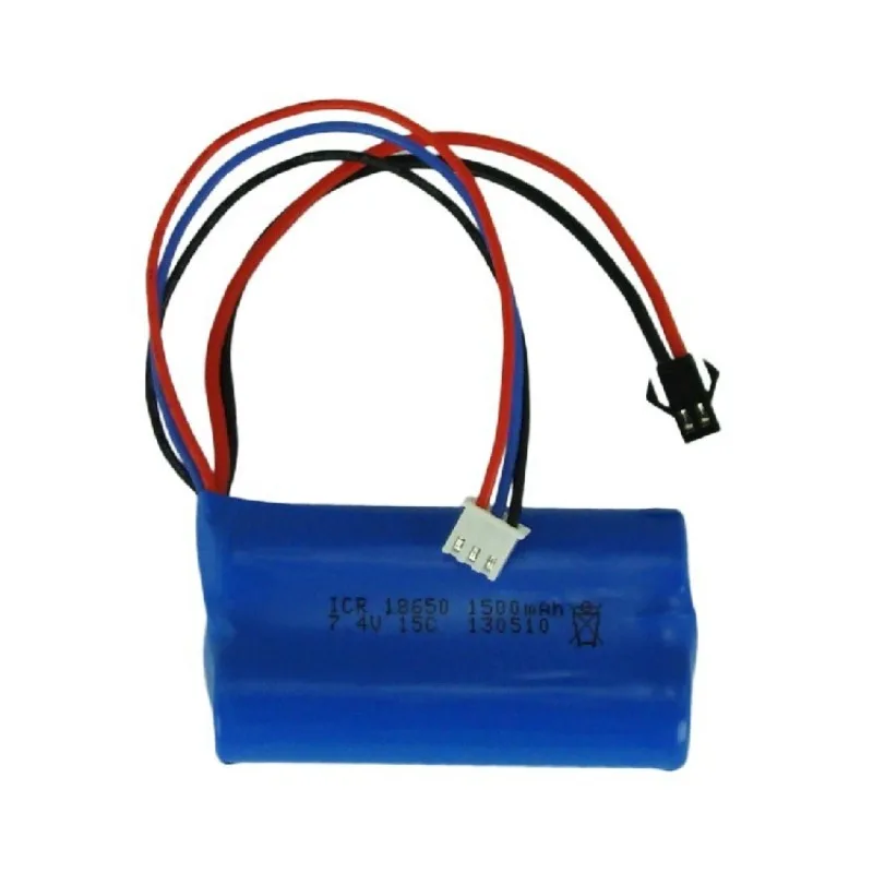 For Hobull 7.4V 1500mAH 18650 Lithium Battery Remote Control Aircraft High Speed Speedboat
