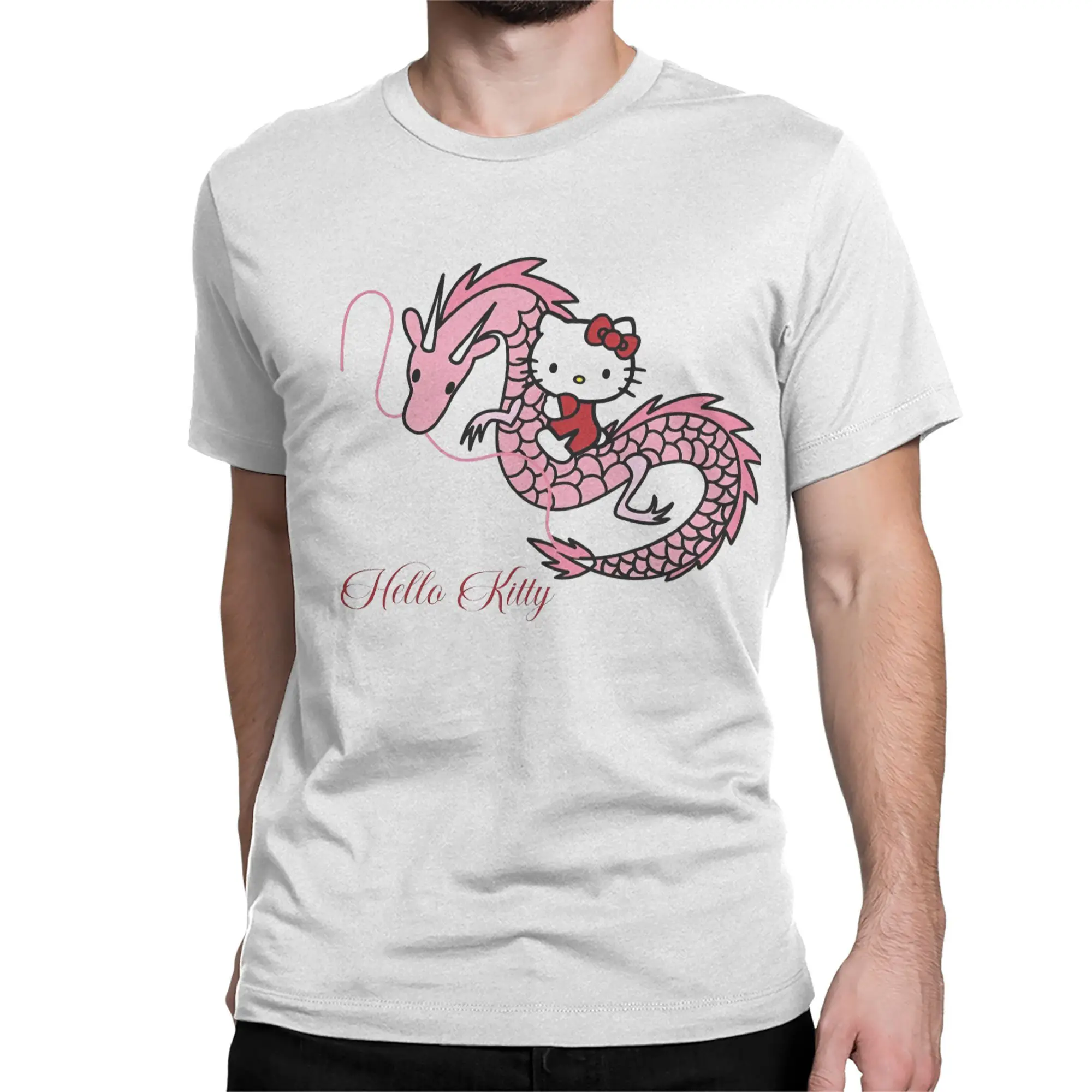 Verano hello kitty Japón lugar nombre camiseta para Unisex hellokitty Camiseta de algodón camisetas de manga corta