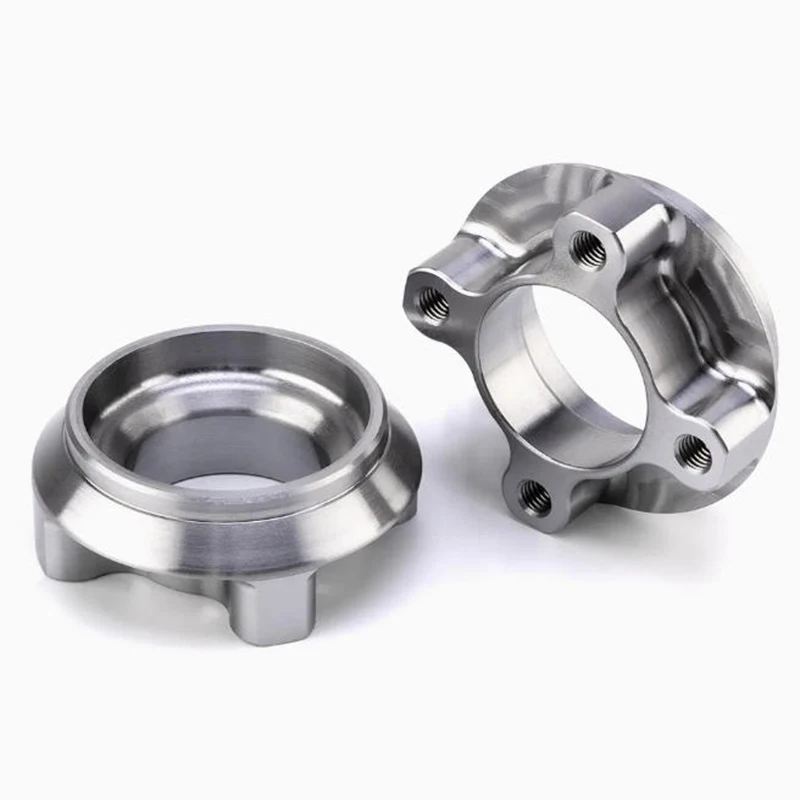 Precision CNC Machining Services Customized Metal Components Stainless Steel Porous Ring Connector