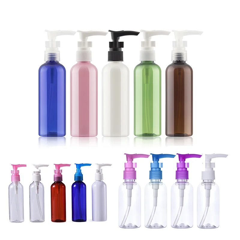 5 pz Bottiglie di Plastica Pompa Dispenser Da Viaggio Vuoto Dispenser di Sapone Per Le Mani Bottiglie Schiuma Riutilizzabili Lozione Liquidi Articoli Da Toeletta Shampoo