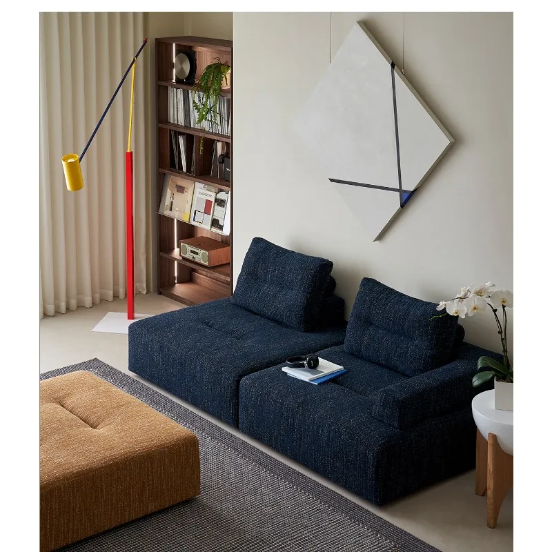 

Тканевый диван-куб в стиле ваби-саби, креативный модульный дизайн, для небольшой квартиры, прямой, трехместный.