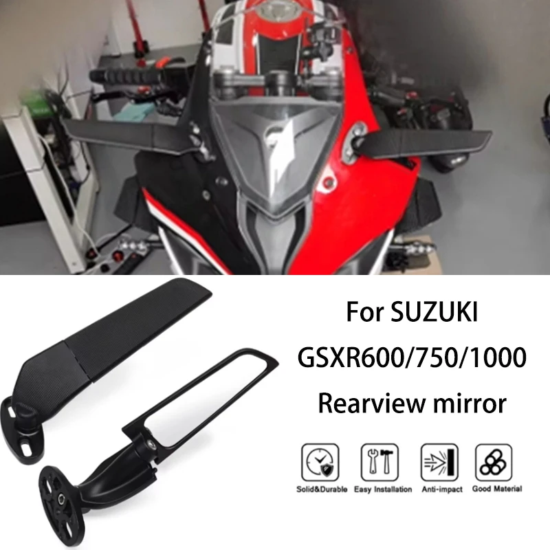 

Вращающееся зеркало заднего вида MTKRACING для SUZUKI GSXR600(01-19)GSXR750(00-19)GSXR1000(01-16)