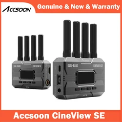 Accsoon CineView SE Wireless Video Transmission System Transmitter Receiver Kit HDMI SDI 1200ft to 4 Devices for Live Streaming