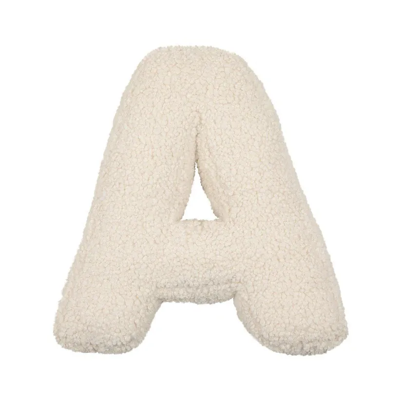 

Customizable Lamb Wool Letter Toy Bedroom Sofa Decoration Pillow Toddler Sleep Soothing Pillow Cushion Pillow Back