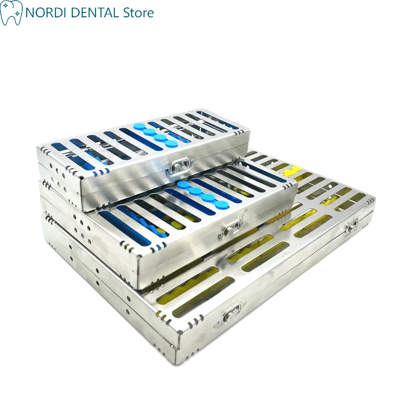 

High Quality Dental Sterilization Rack Surgical Autoclavable Sterilization Box Cassette Disinfection Tray Dentist Tools for Sale