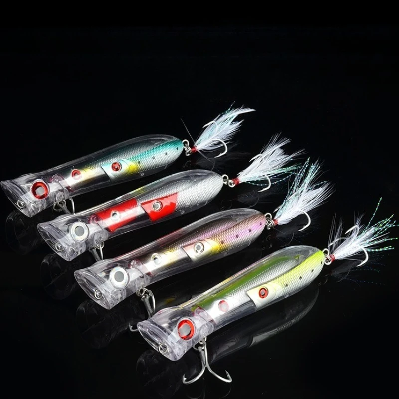 

1pcs Popper Hard Bait Wobbler Fishing Lure 10.5cm/28g Artificial Floating Trailer Ocean Fishing Sea Bionic Carp Tackle