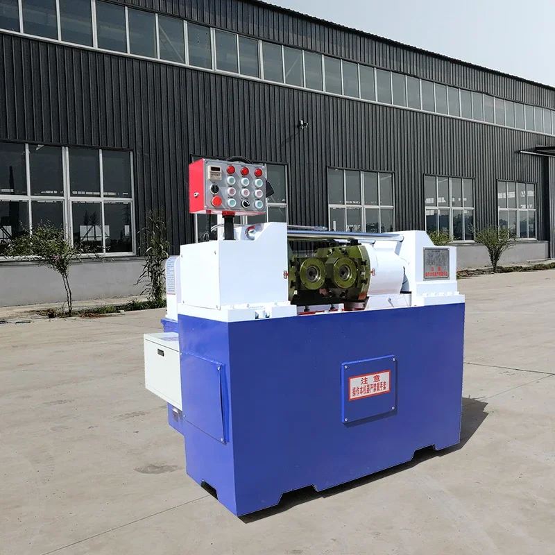 China Manufacturer Oem Factory Easy To Operate Automatic Solid Bar Thread Rolling Machine Industrial Sewing Machine