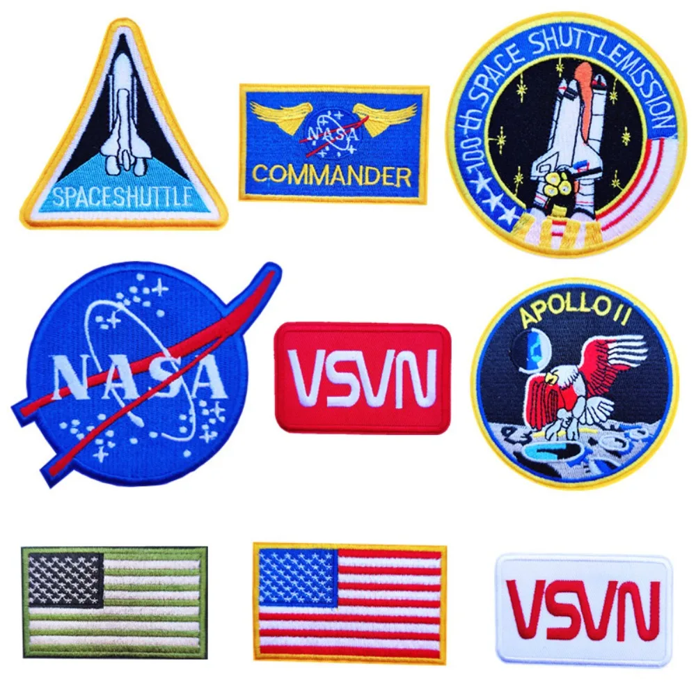 

Star Universe Embroidery Patches Fabric Embroidered DIY Patch Accessory Appliques Iron on Transfers for Clothing Stickers Scp
