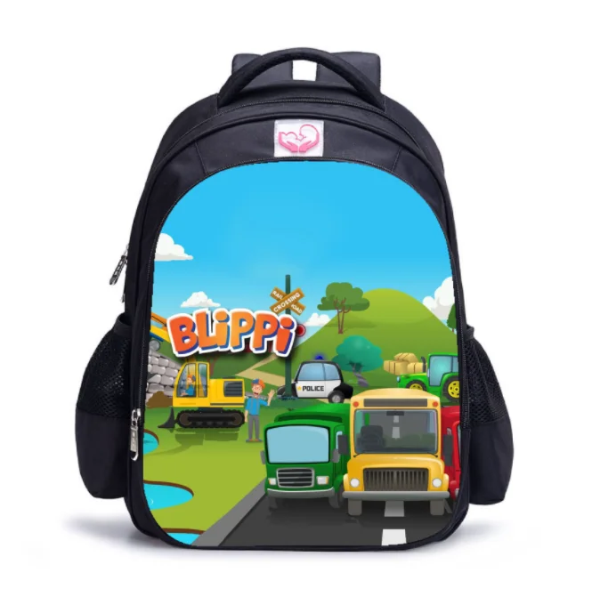 16 Inch School Bags Orthopedic Backpack Kids bllipi 3D print School Boys Girls Mochila Infantil Catoon Bag