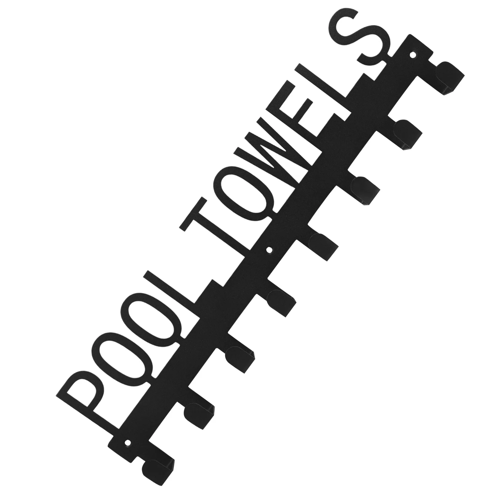 

Iron Towel Hook Rack Nail-Free Lightweight Multi-Functional Clothes Hat Towel Hanging Organizer for Home Bathroom