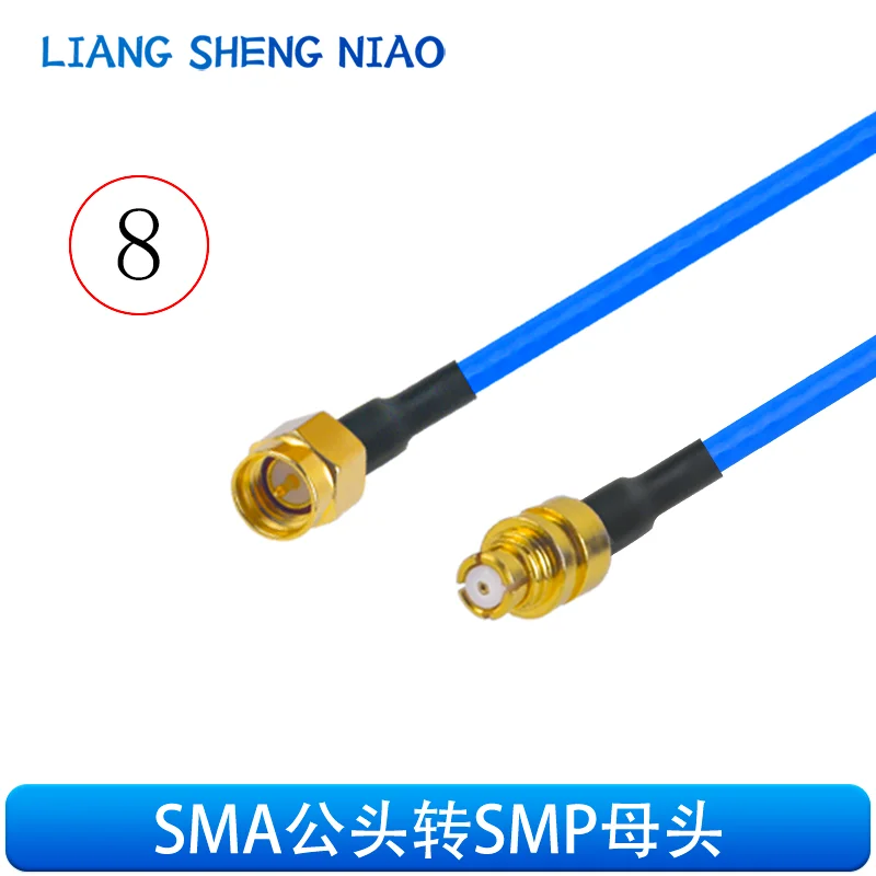 Cabo adaptador Smp para Sma Rf Rg405/086 Linha de teste de linha semi-macia Sma macho e fêmea para Smp macho e fêmea