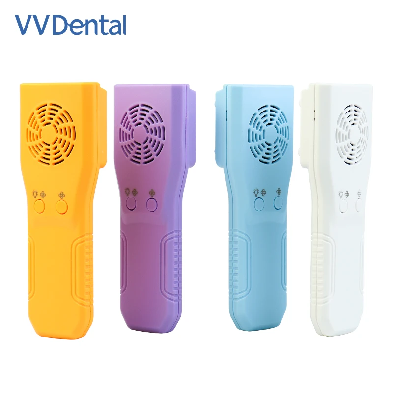 VVDental Dental Defogging Mirror with LED Light 4 Interchangeable Heads 360° Rotatable Intraoral Camera Autoclavable 5 Colors