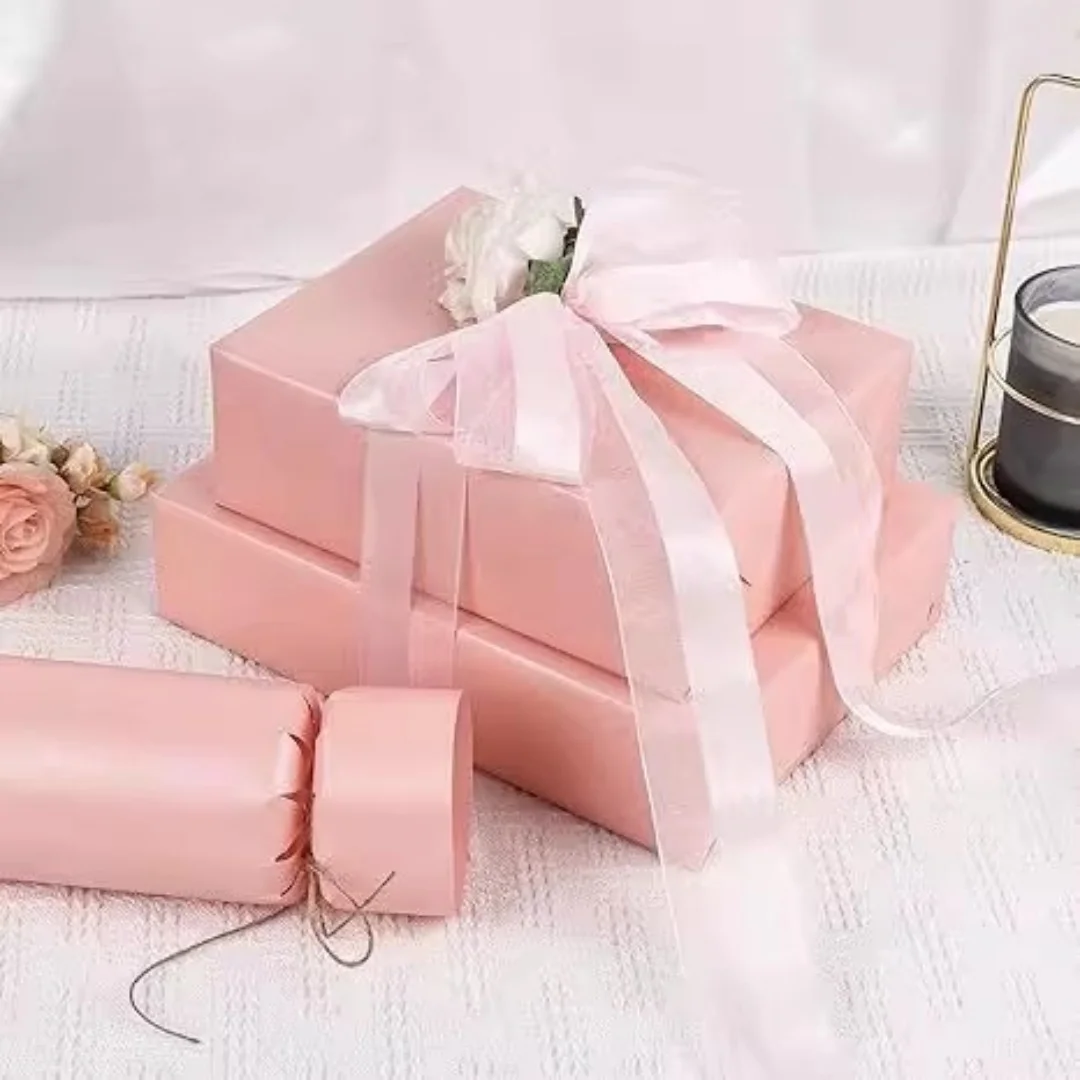 43x300cm Pearl Solid Color Gift Packaging Paper Large High Grade Friendly Paper Packaging Materials Bouquet Gift Box Craft Paper