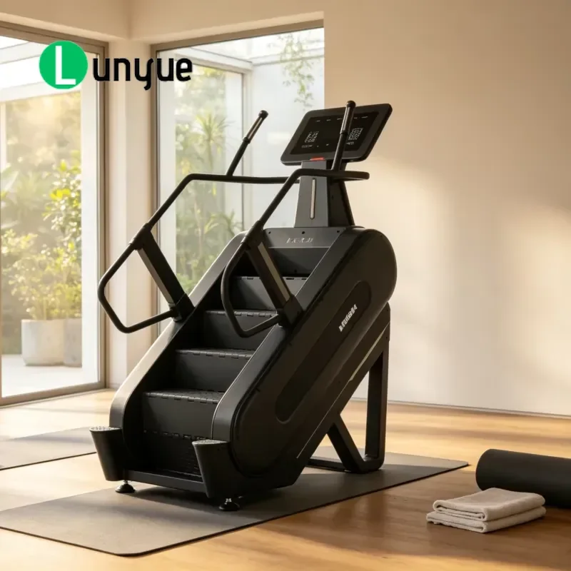 Electric Stair Climber Machine Digital Display Commercial Gym Home Fitness Training Equipment Cardio Workout Step Simulator