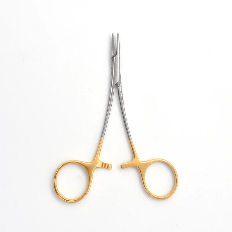 Gold Handle TC Needle Holder Mayo Hegar Needle Holder