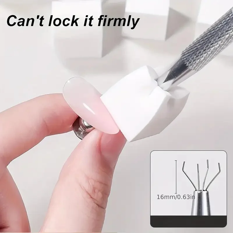 Mini-Nagelkunst-Schwamm-Set, 100 Stück/Set, Farbverlaufsschwamm-Blöcke mit 1 Schaberstift, professionelles Nagelkunst-Werkzeug für Frauen und Mädchen