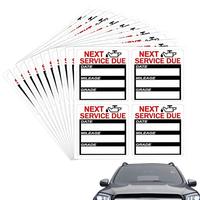 40PCS/10sheets Oil Change Stickers Oil Change Reminder Service Sticker Next Service Due Reminder Labels For Car Auto Vehicle