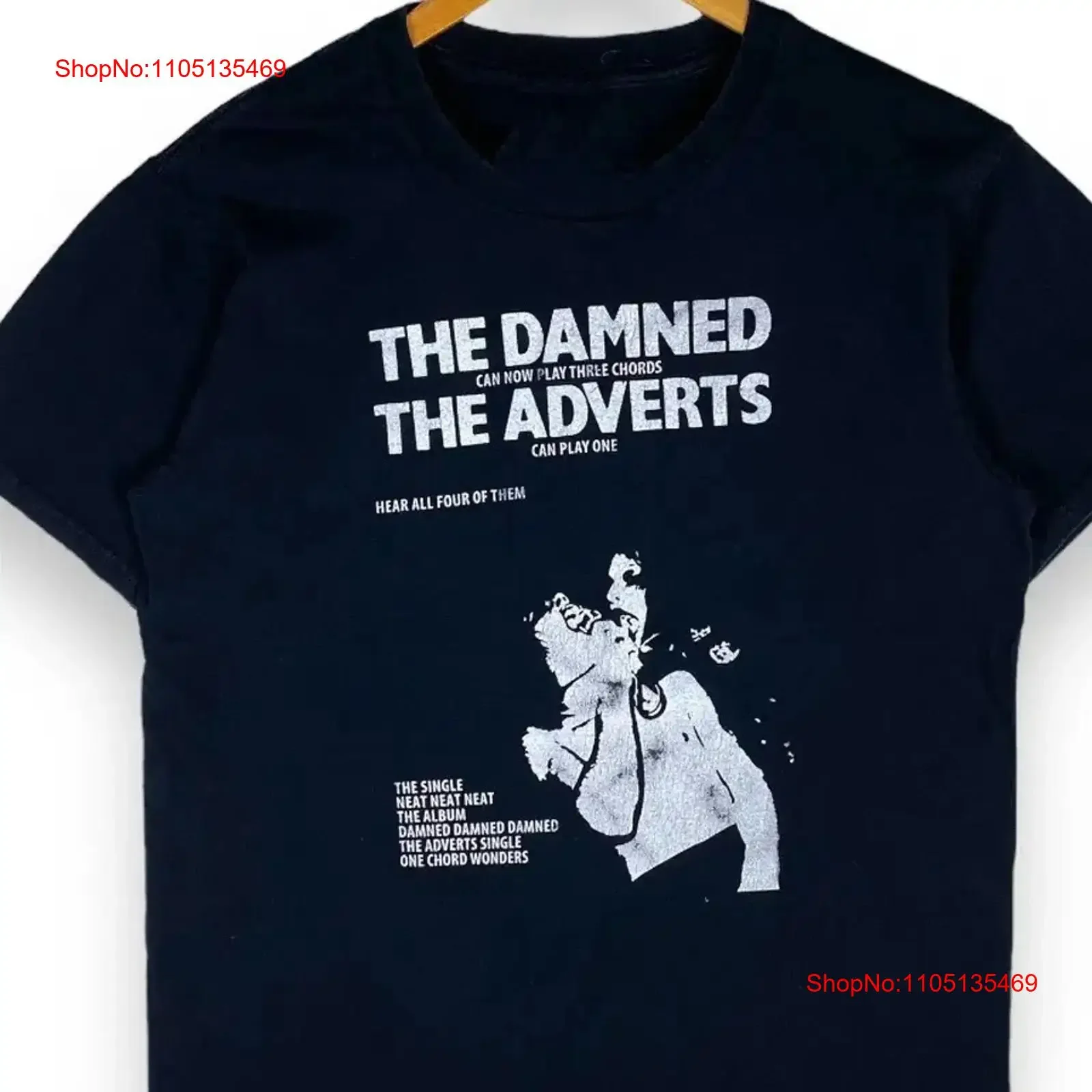 The Adverts band black T shirt tee All sizes S to 45XL JA631 vintage Washed Versatile Soft Casual streetwear Comfortable