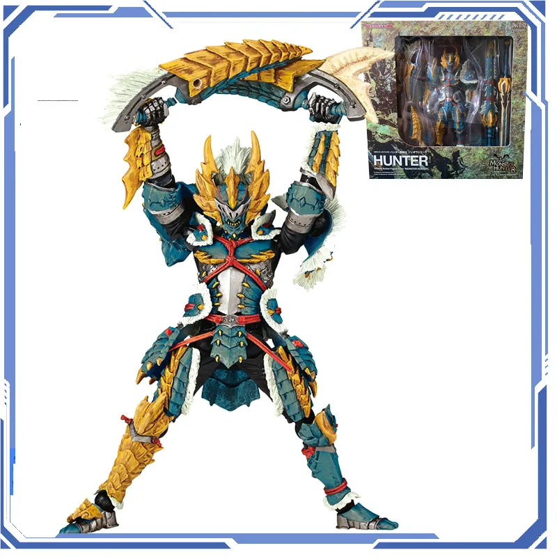 

In Stock Monster Hunter Zinogre Suit Of Armour Revoltech AMAZING YAMAGUCHI 14cm Figures Model Toys Ray Wolf Collect