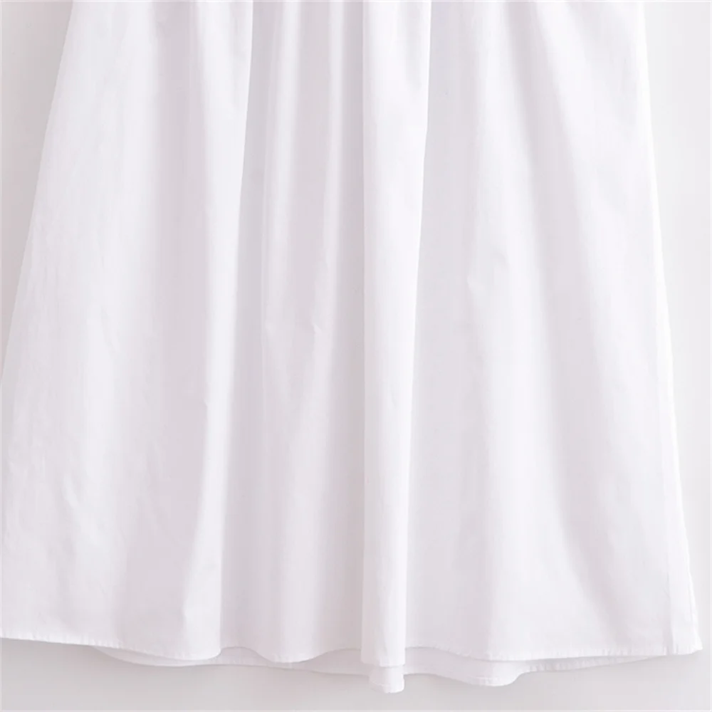 Trägerloses, schulterfreies Patchwork-Kleid für Damen mit plissierten Verzierungen für das neue Damenkleid im Frühling und Sommer